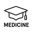 icon_medicine_graduation_cap_outline icon preview