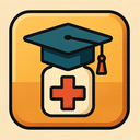 icon_medicine_graduation_cap_retro icon preview