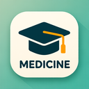 icon_medicine_graduation_cap_rounded icon preview