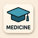 icon_medicine_graduation_cap_thin icon preview