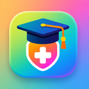 icon_medicine_graduation_cap_vibrant_colors icon preview