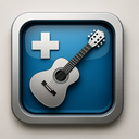 icon_medicine_guitar_metallic icon preview