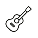 icon_medicine_guitar_minimal_outline icon preview