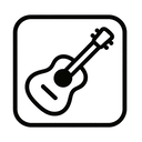 icon_medicine_guitar_monochrome icon preview