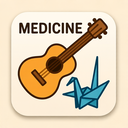 icon_medicine_guitar_origami icon preview