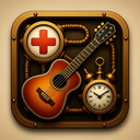icon_medicine_guitar_steampunk icon preview