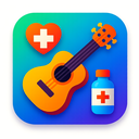 icon_medicine_guitar_vibrant_colors icon preview