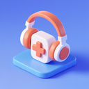 icon_medicine_headphones_3d_isometric icon preview