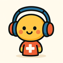 icon_medicine_headphones_cartoon icon preview