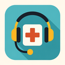 icon_medicine_headphones_flat_design icon preview
