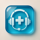 icon_medicine_headphones_glassy icon preview