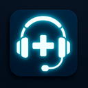 icon_medicine_headphones_glow_effect icon preview