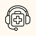 icon_medicine_headphones_minimal_outline icon preview