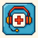 icon_medicine_headphones_pixel_art icon preview