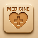 icon_medicine_heart_embossed icon preview