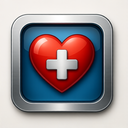 icon_medicine_heart_metallic icon preview