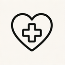 icon_medicine_heart_monochrome icon preview