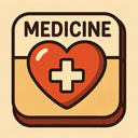 icon_medicine_heart_retro icon preview
