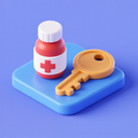 icon_medicine_key_3d_isometric icon preview
