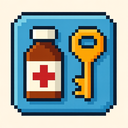 icon_medicine_key_pixel_art icon preview