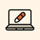 icon_medicine_laptop_bold icon preview