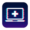 icon_medicine_laptop_digital_glitch icon preview