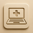 icon_medicine_laptop_embossed icon preview
