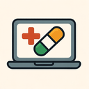 icon_medicine_laptop_filled icon preview