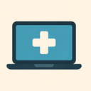 icon_medicine_laptop_flat_design icon preview