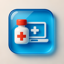 icon_medicine_laptop_glassy icon preview