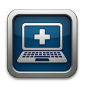 icon_medicine_laptop_metallic icon preview