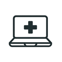 icon_medicine_laptop_simplified icon preview