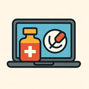 icon_medicine_laptop_vector icon preview