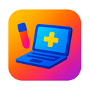 icon_medicine_laptop_vibrant_colors icon preview