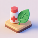 icon_medicine_leaf_3d_isometric icon preview
