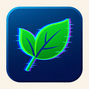 icon_medicine_leaf_digital_glitch icon preview
