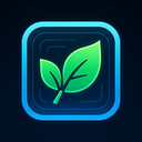 icon_medicine_leaf_futuristic icon preview