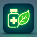 icon_medicine_leaf_glow_effect icon preview