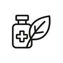 icon_medicine_leaf_minimal_outline icon preview