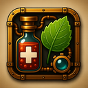 icon_medicine_leaf_steampunk icon preview