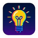 icon_medicine_light_bulb_digital_glitch icon preview