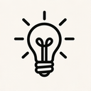 icon_medicine_light_bulb_monochrome icon preview