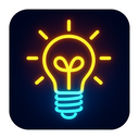 icon_medicine_light_bulb_neon icon preview