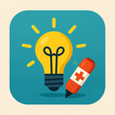 icon_medicine_light_bulb_origami icon preview