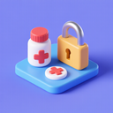 icon_medicine_lock_3d_isometric icon preview
