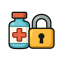 icon_medicine_lock_cartoon icon preview