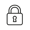 icon_medicine_lock_minimal_outline icon preview