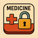 icon_medicine_lock_retro icon preview