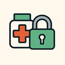 icon_medicine_lock_vector icon preview
