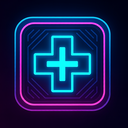 icon_medicine_medical_cross_cyberpunk icon preview